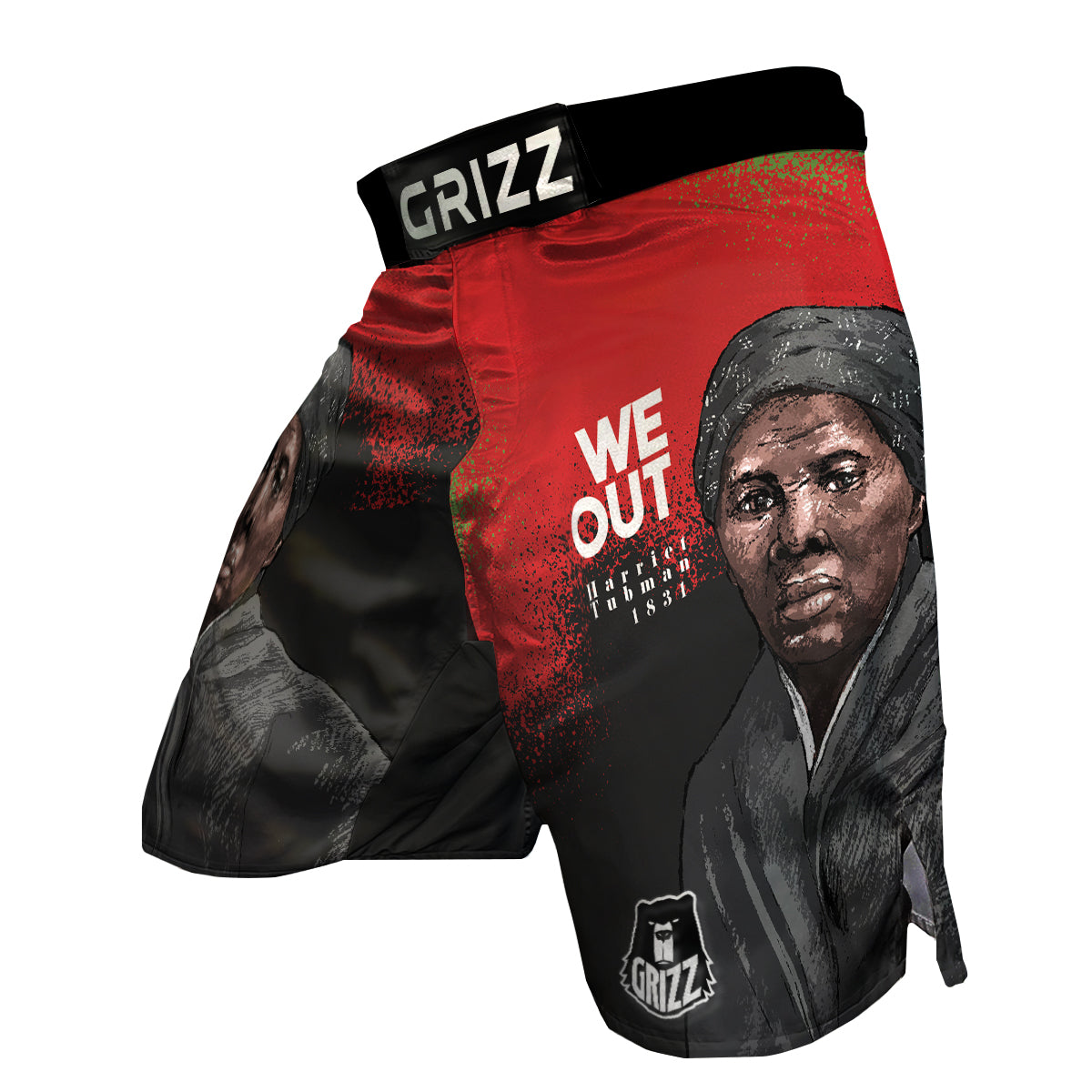 We Out Harriet Tubman MMA Shorts-grizzshop