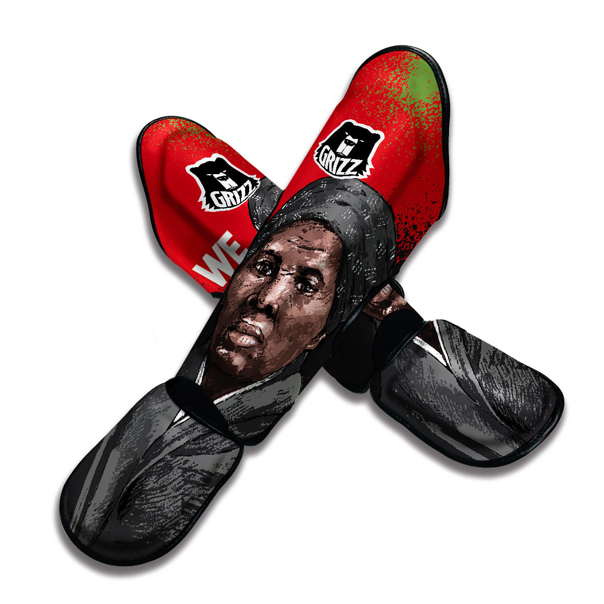 We Out Harriet Tubman Muay Thai Shin Guards-grizzshop