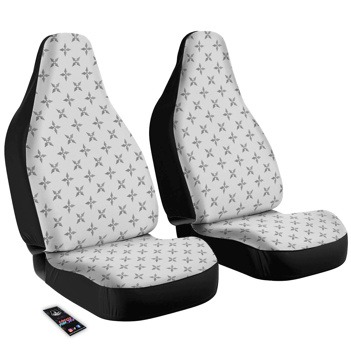 Weapon Ninja Print Pattern Car Seat Covers-grizzshop