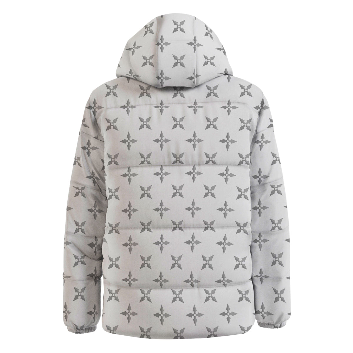 Weapon Ninja Print Pattern Down Jacket-grizzshop