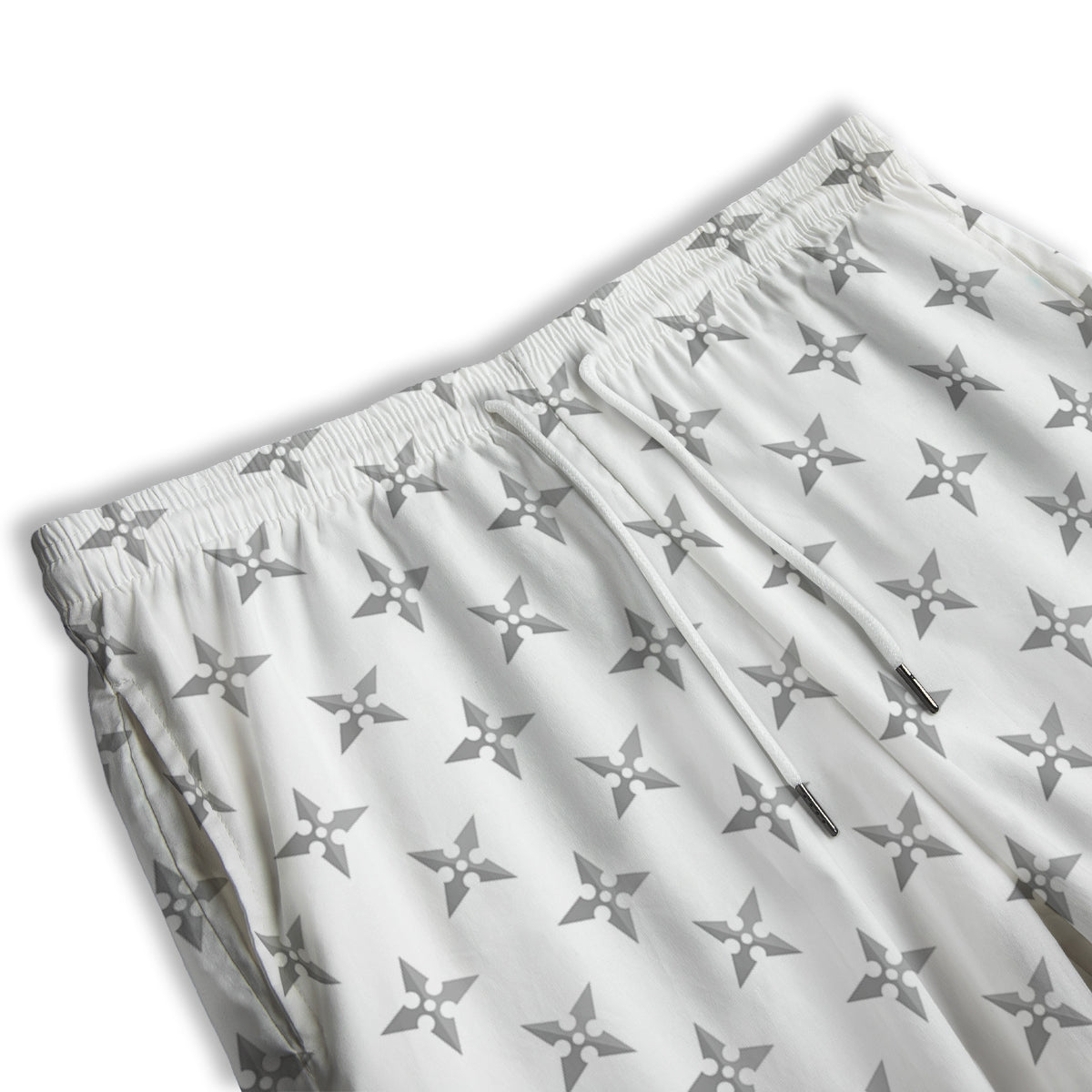 Weapon Ninja Print Pattern Men's Athletic Shorts-grizzshop