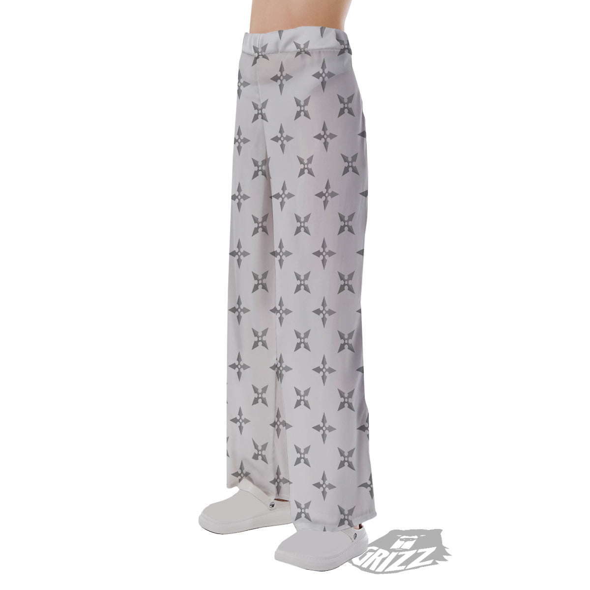 Weapon Ninja Print Pattern Pajama Pants-grizzshop