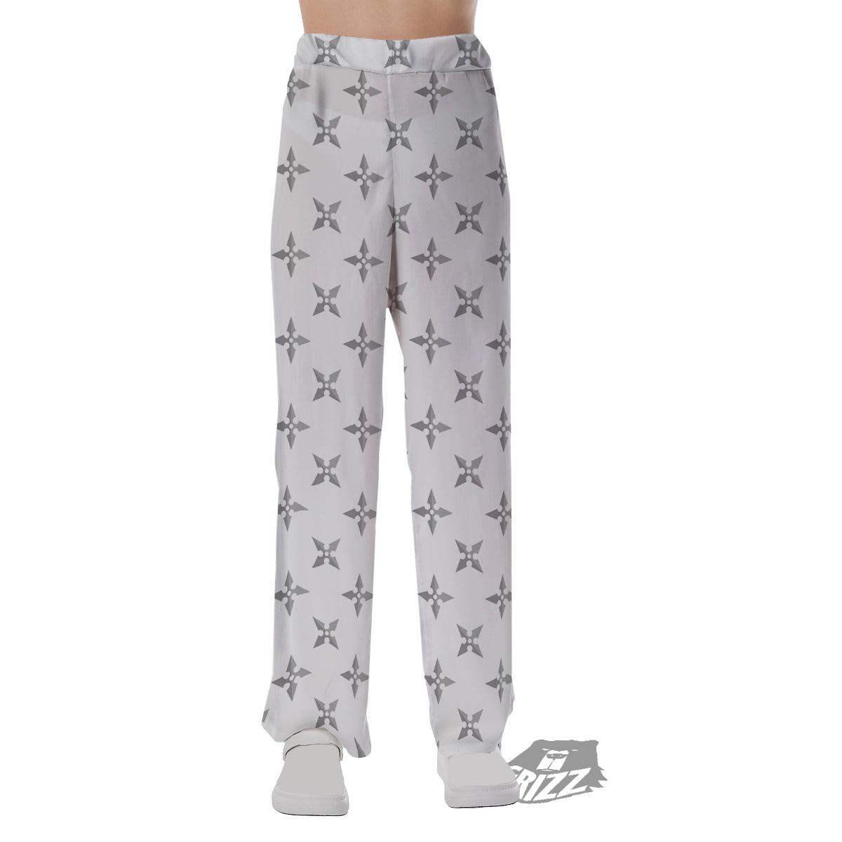 Weapon Ninja Print Pattern Pajama Pants-grizzshop