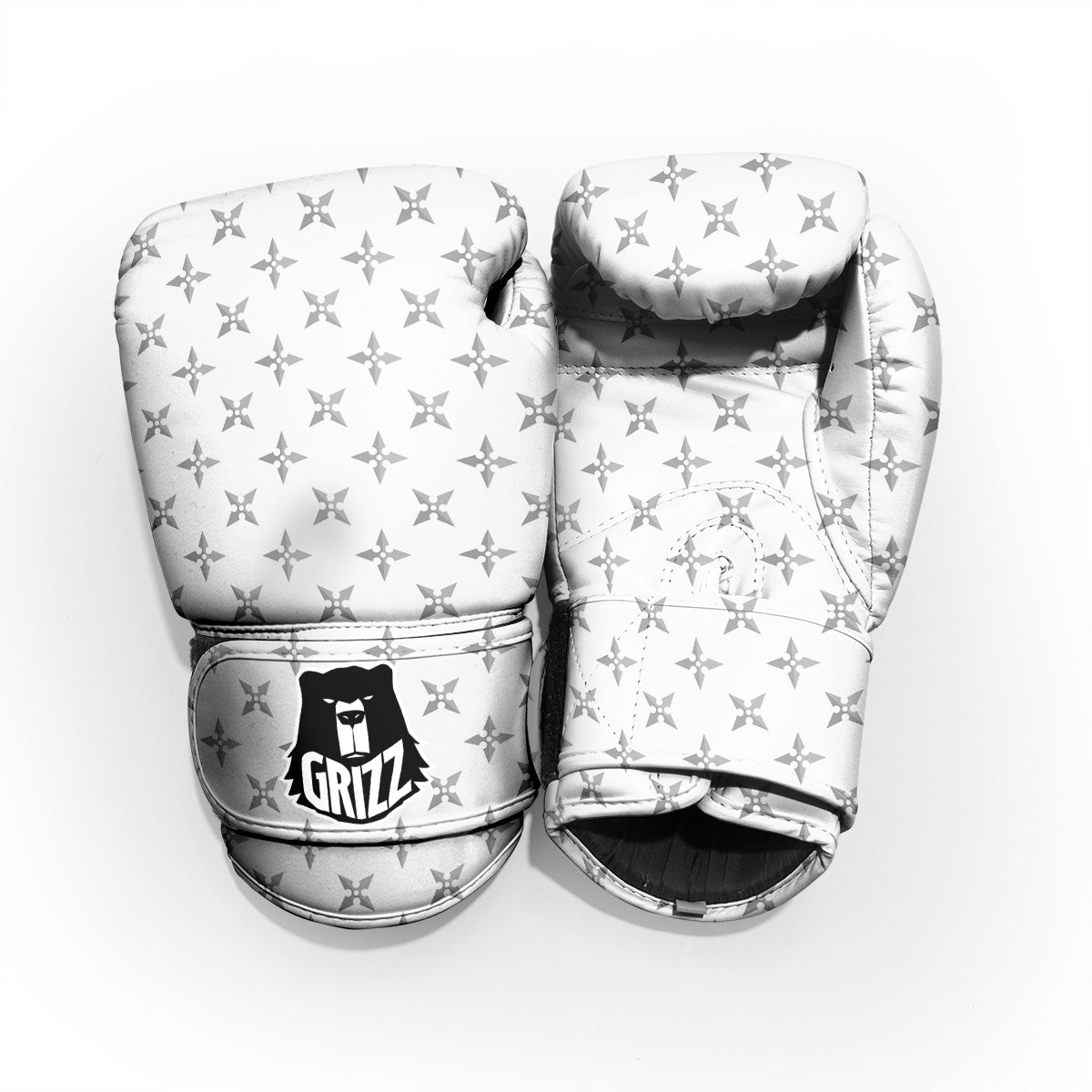 Weapon Ninja Print Pattern Sparring Gloves-grizzshop