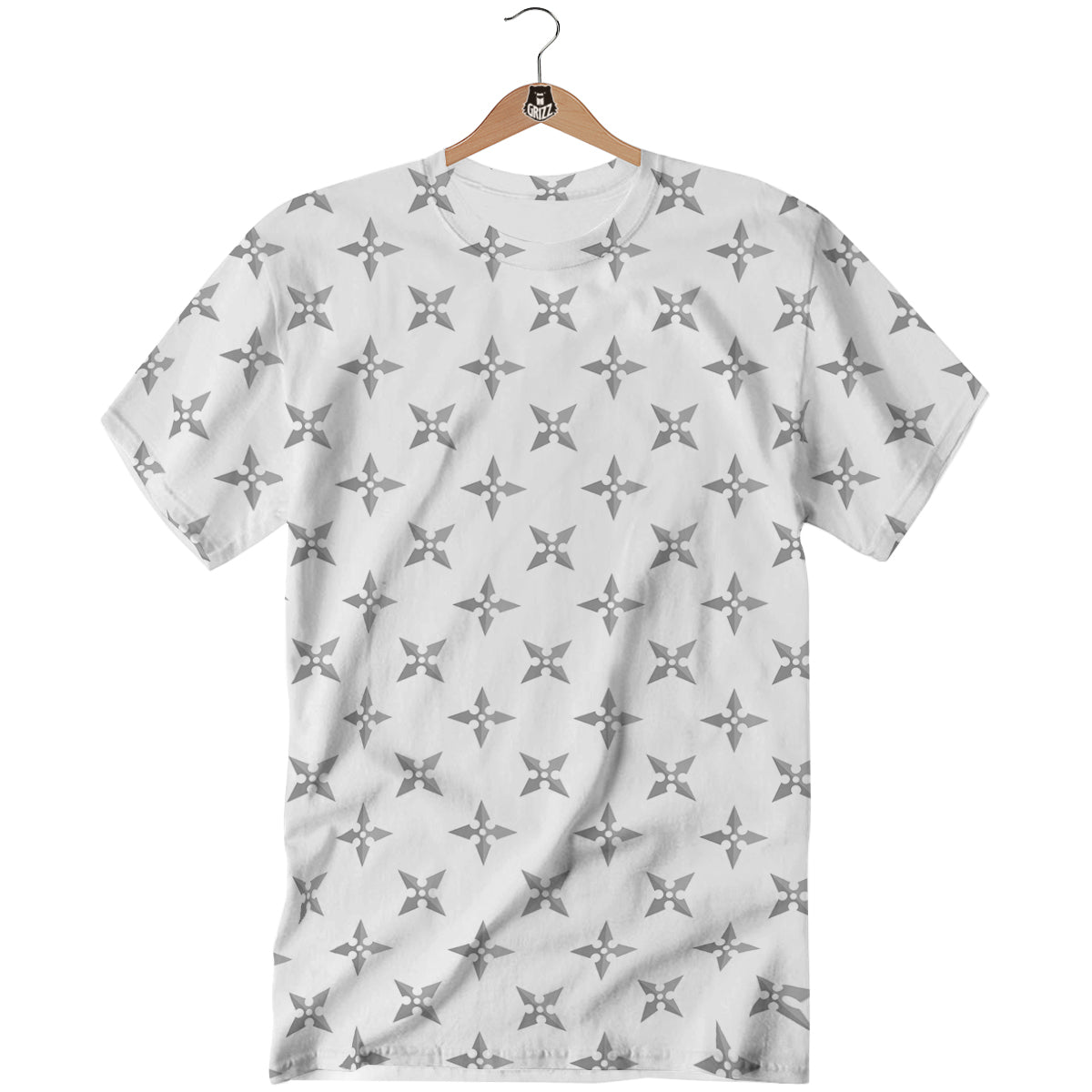 Weapon Ninja Print Pattern T-Shirt-grizzshop
