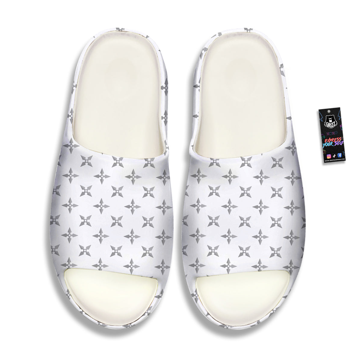 Weapon Ninja Print Pattern Sandals-grizzshop