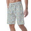 Wedding Pastel Pattern Print Men's Shorts-grizzshop