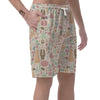 Wedding Print Pattern Men's Shorts-grizzshop