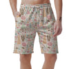 Wedding Print Pattern Men's Shorts-grizzshop