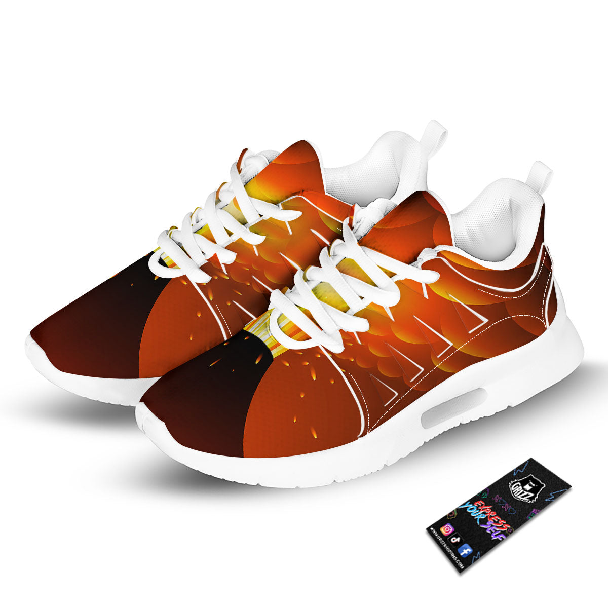 Weed Leaf Colorful Print Pattern Tennis Shoes-grizzshop