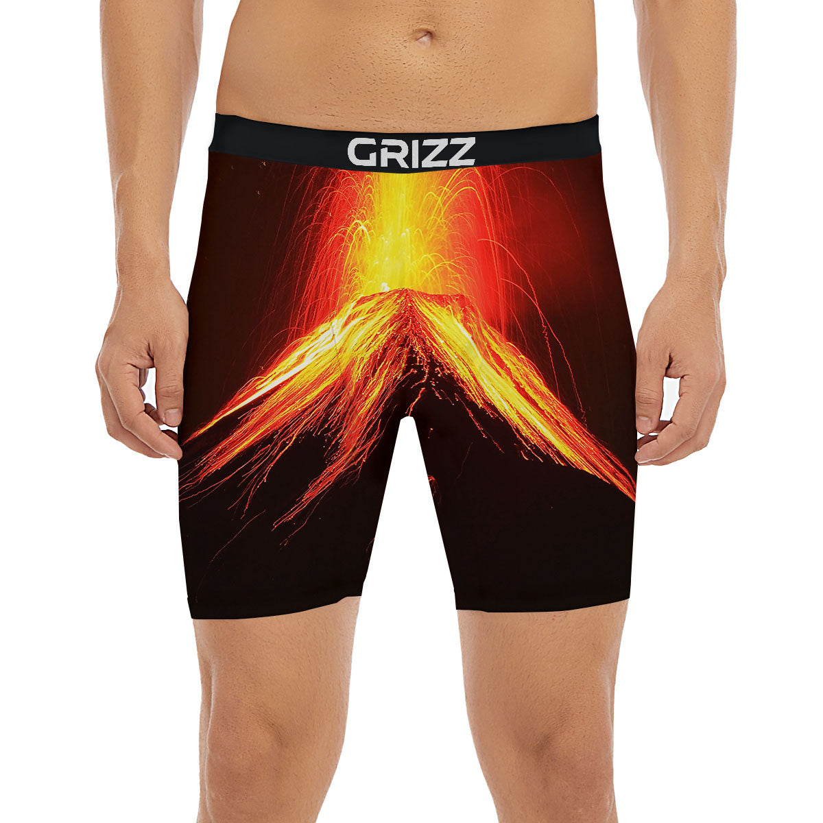 Weed Leaf Purple Print Pattern Boxer Briefs-grizzshop