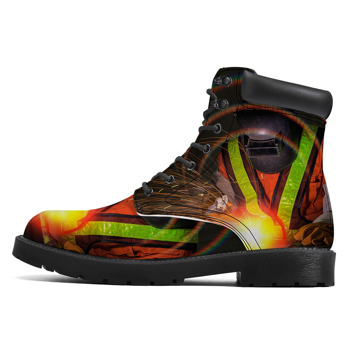 Welder Industrial Print Boots-grizzshop