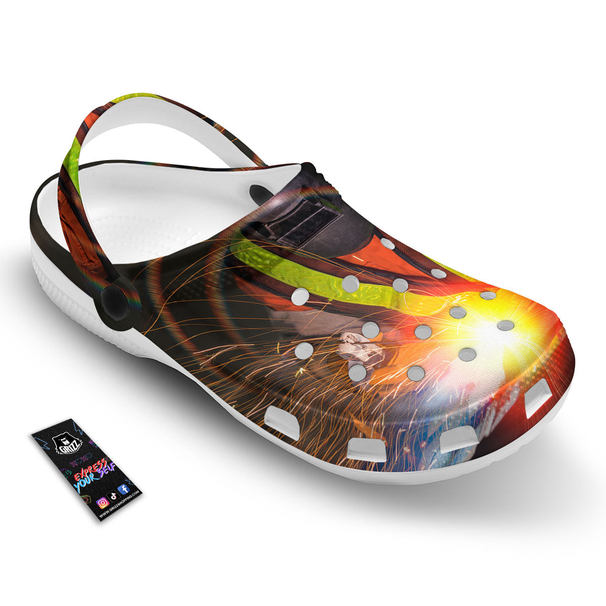 Welder Industrial Print Clog-grizzshop