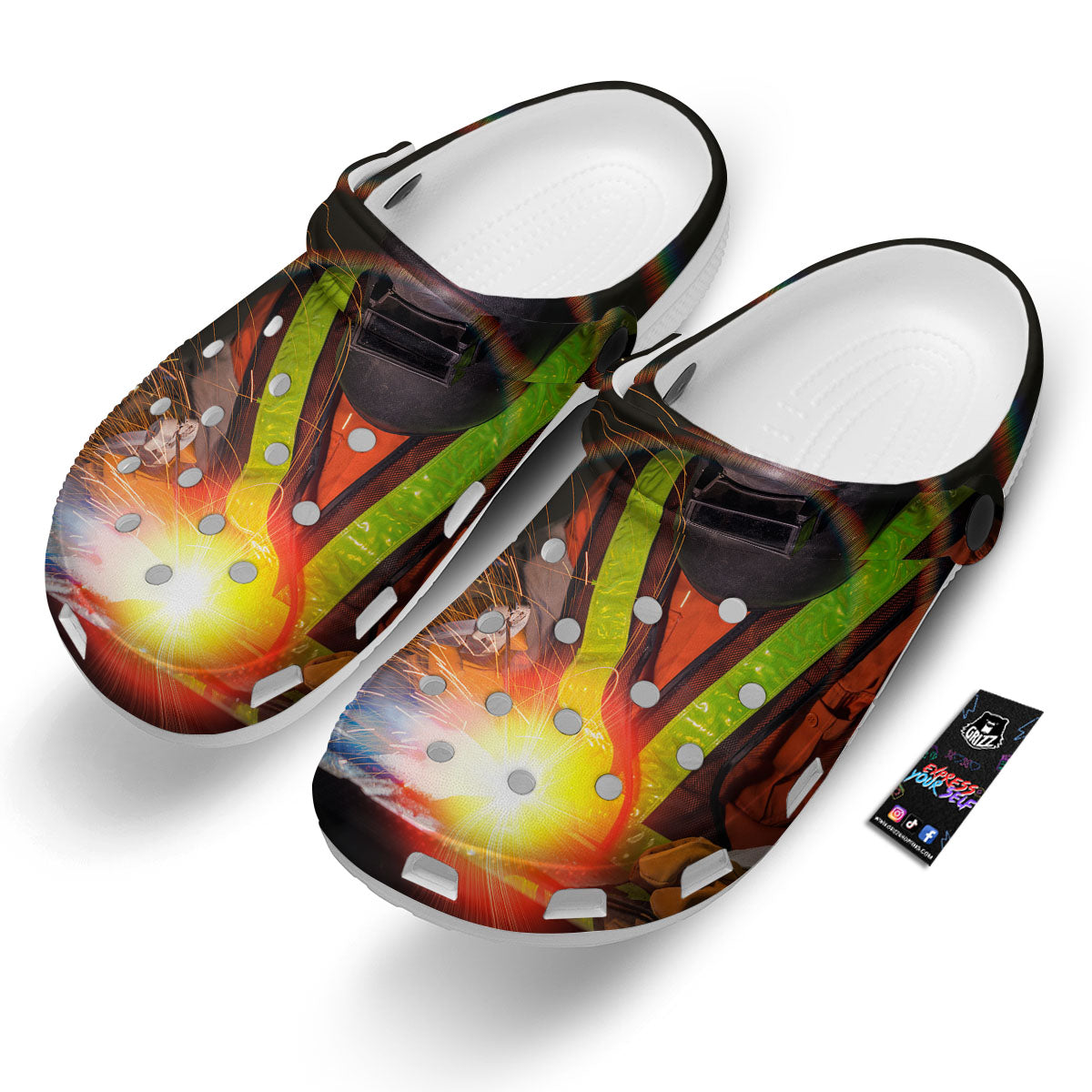 Welder Industrial Print Clog-grizzshop