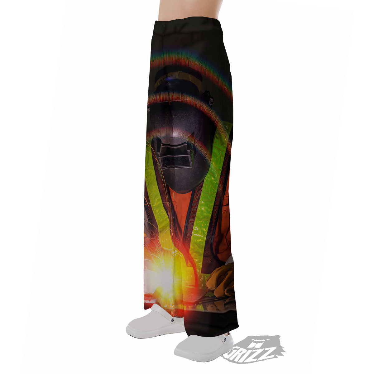 Welder Industrial Print Pajama Pants-grizzshop