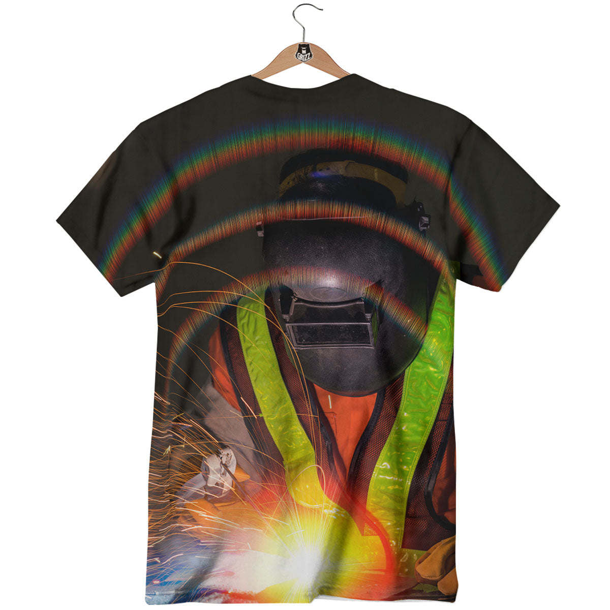 Welder Industrial Print T-Shirt-grizzshop