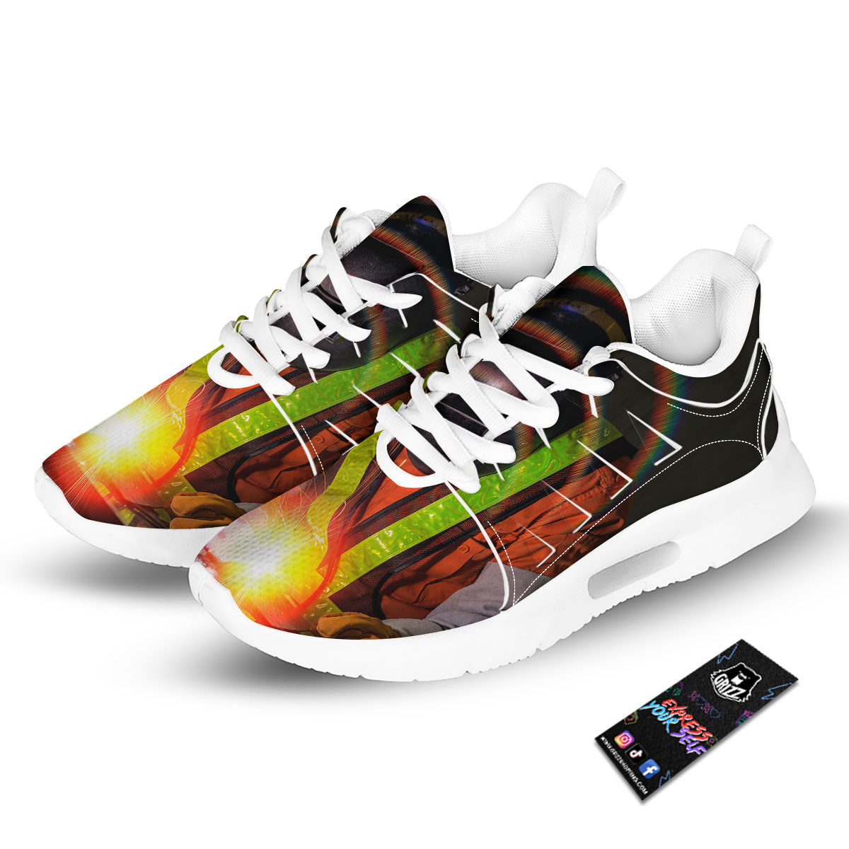 Welder Industrial Print Tennis Shoes-grizzshop