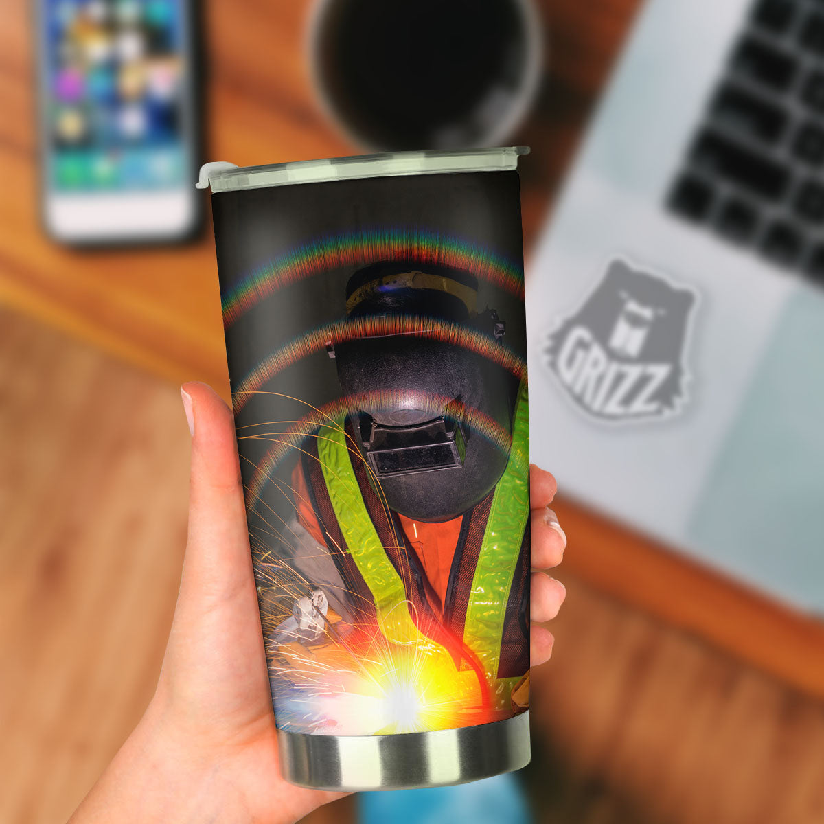 Welder Industrial Print Tumbler-grizzshop