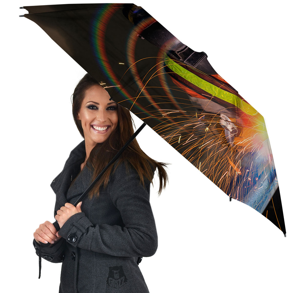 Welder Industrial Print Umbrella-grizzshop