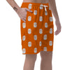 Welder Mask Pattern Print Men's Shorts-grizzshop