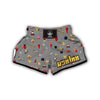 Welder Print Pattern Muay Thai Boxing Shorts-grizzshop