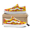 Wet Lips Print Pattern Skate Shoes-grizzshop