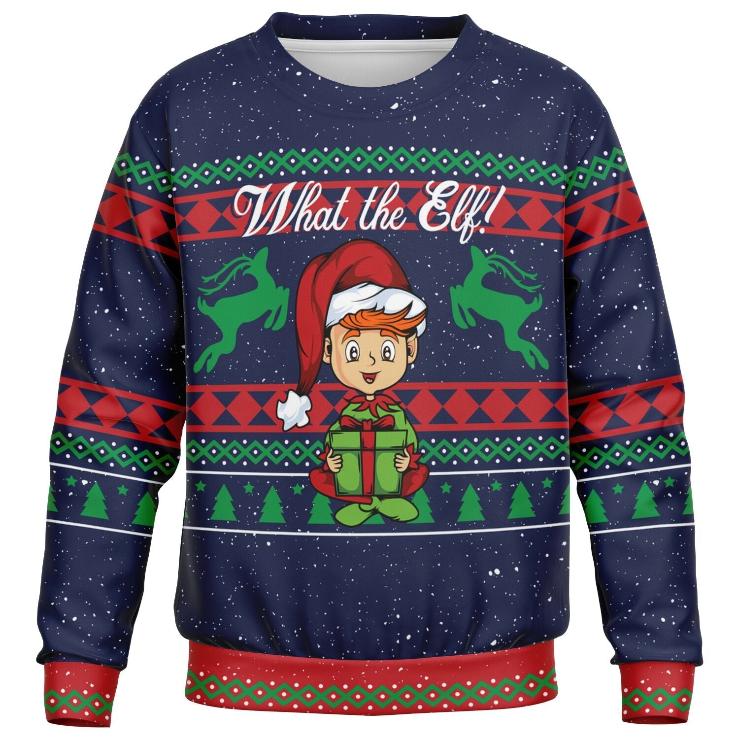 What the Elf Ugly Christmas Sweater-grizzshop