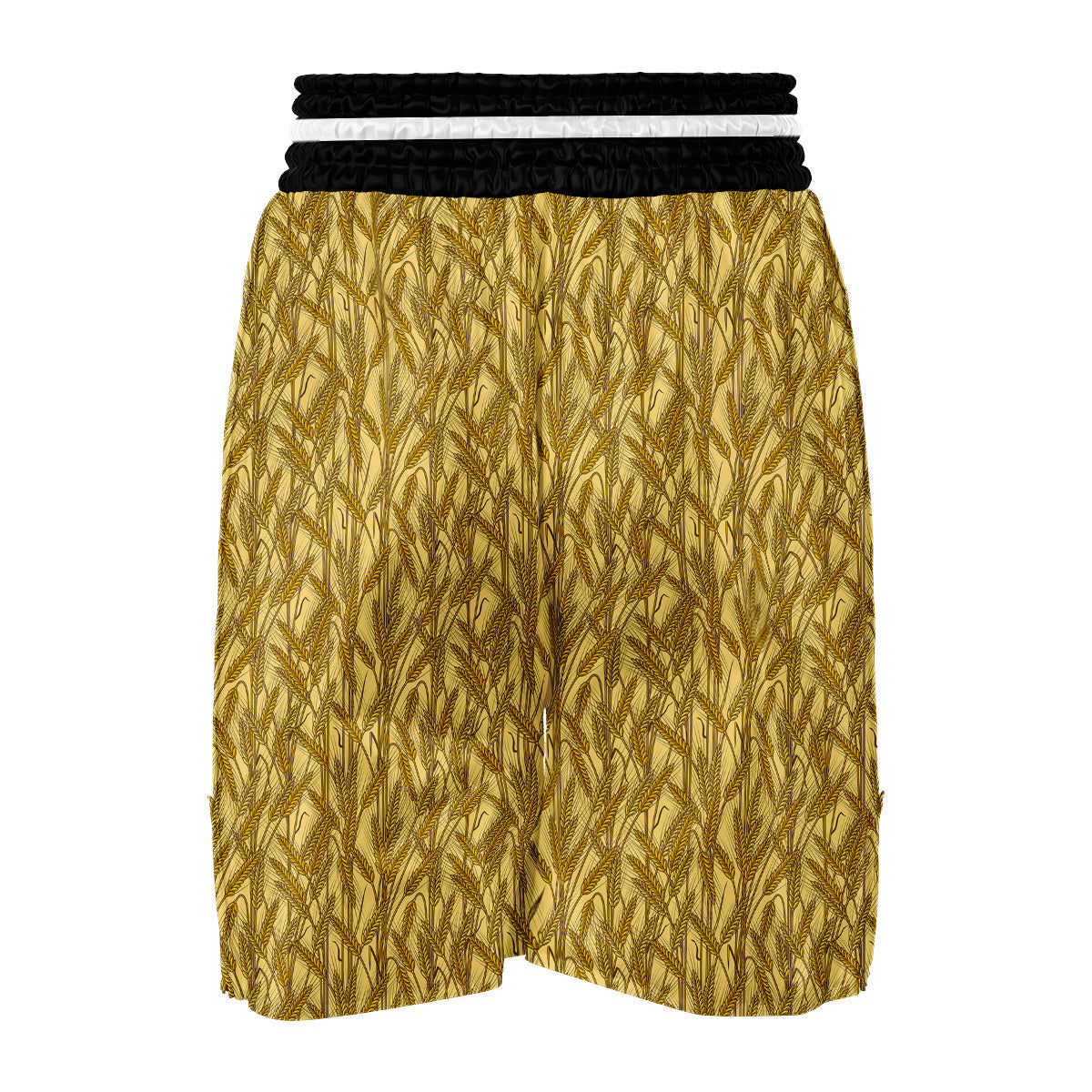 Wheat Plant Print Pattern Boxing Shorts-grizzshop