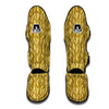 Wheat Plant Print Pattern Muay Thai Shin Guards-grizzshop