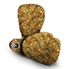 Whisky Vintage Print Pattern Boxing Gloves-grizzshop