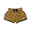 Whisky Vintage Print Pattern Muay Thai Boxing Shorts-grizzshop