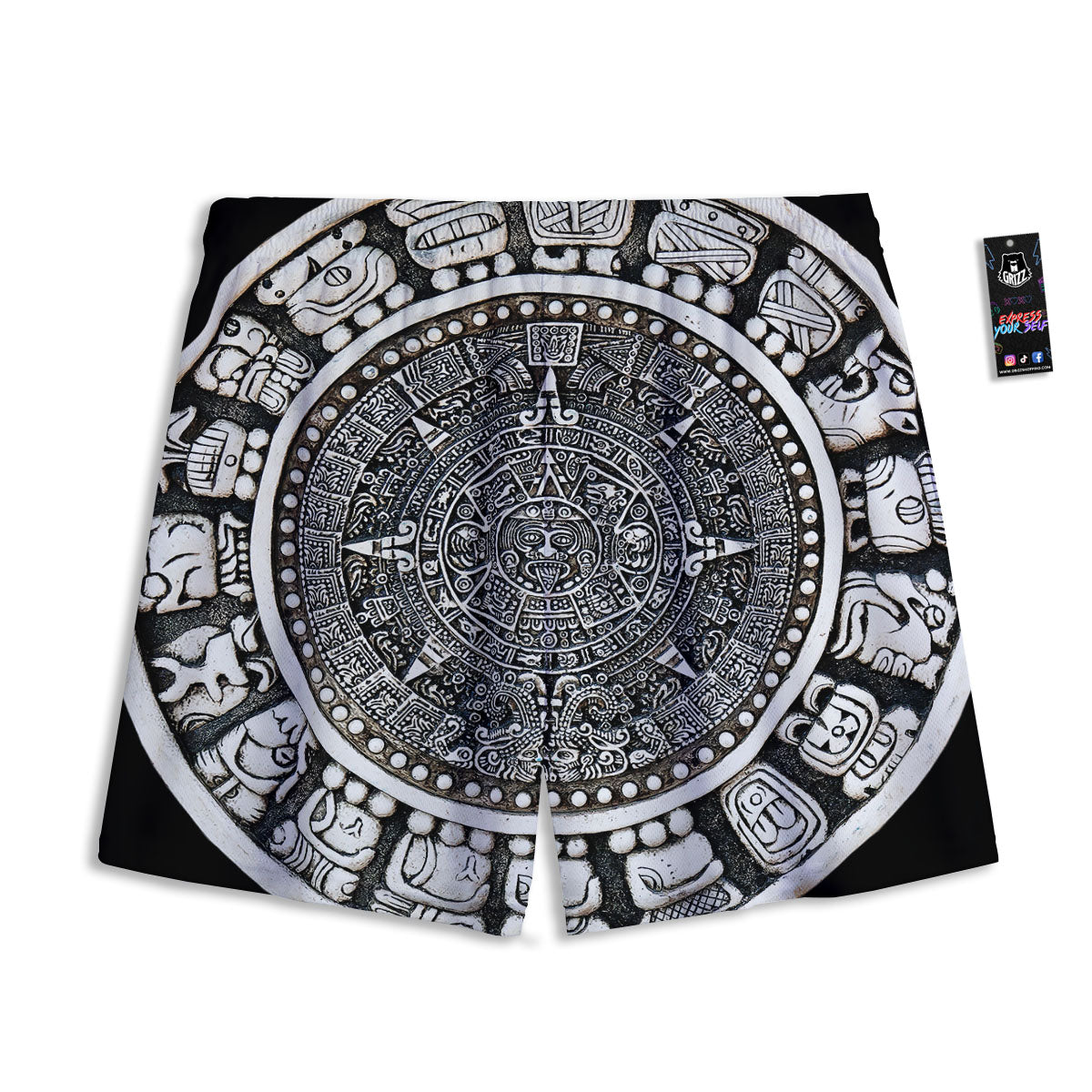 Wave EDM Print Mesh Shorts