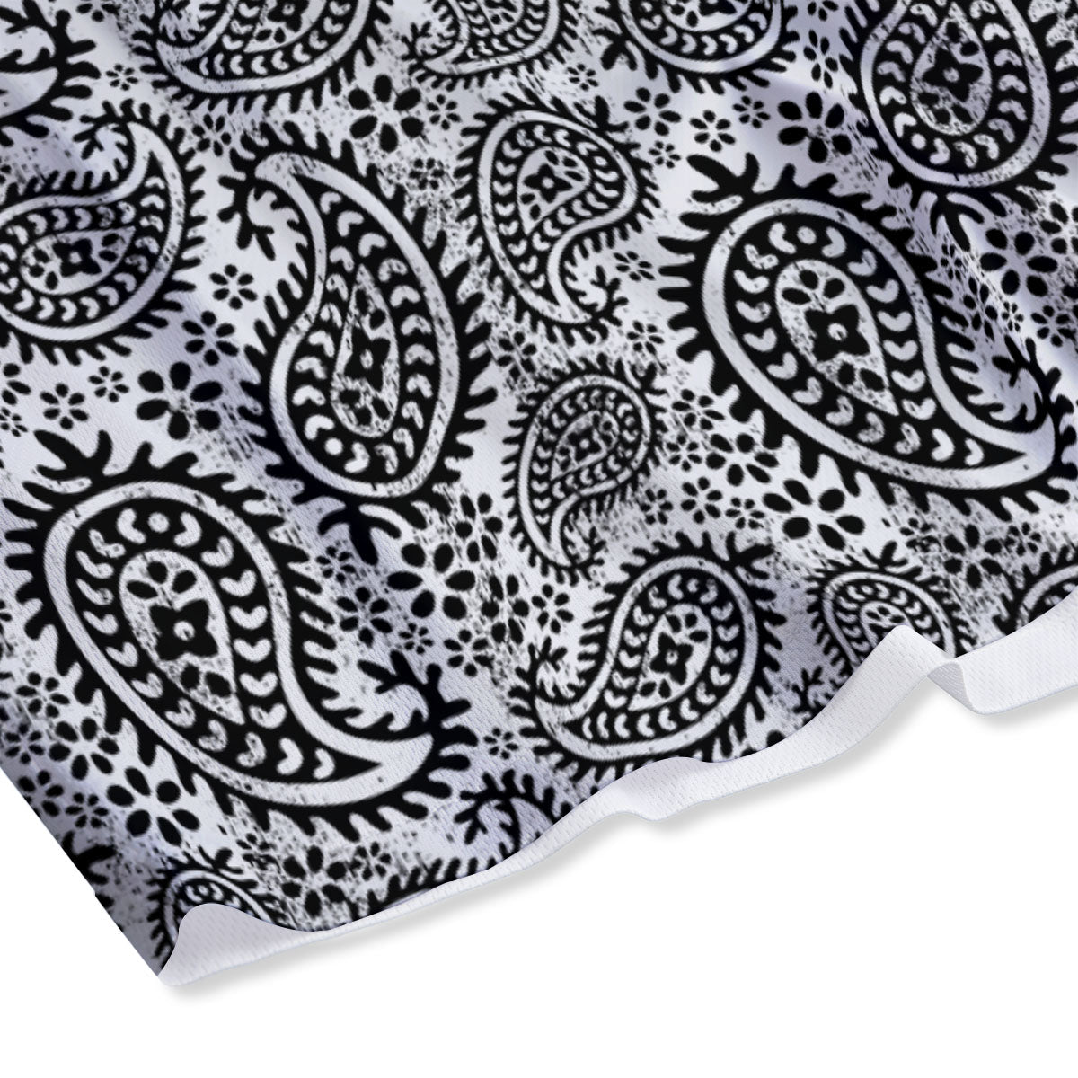 Wave Surfing Deep Sea Print Pattern Mesh Shorts