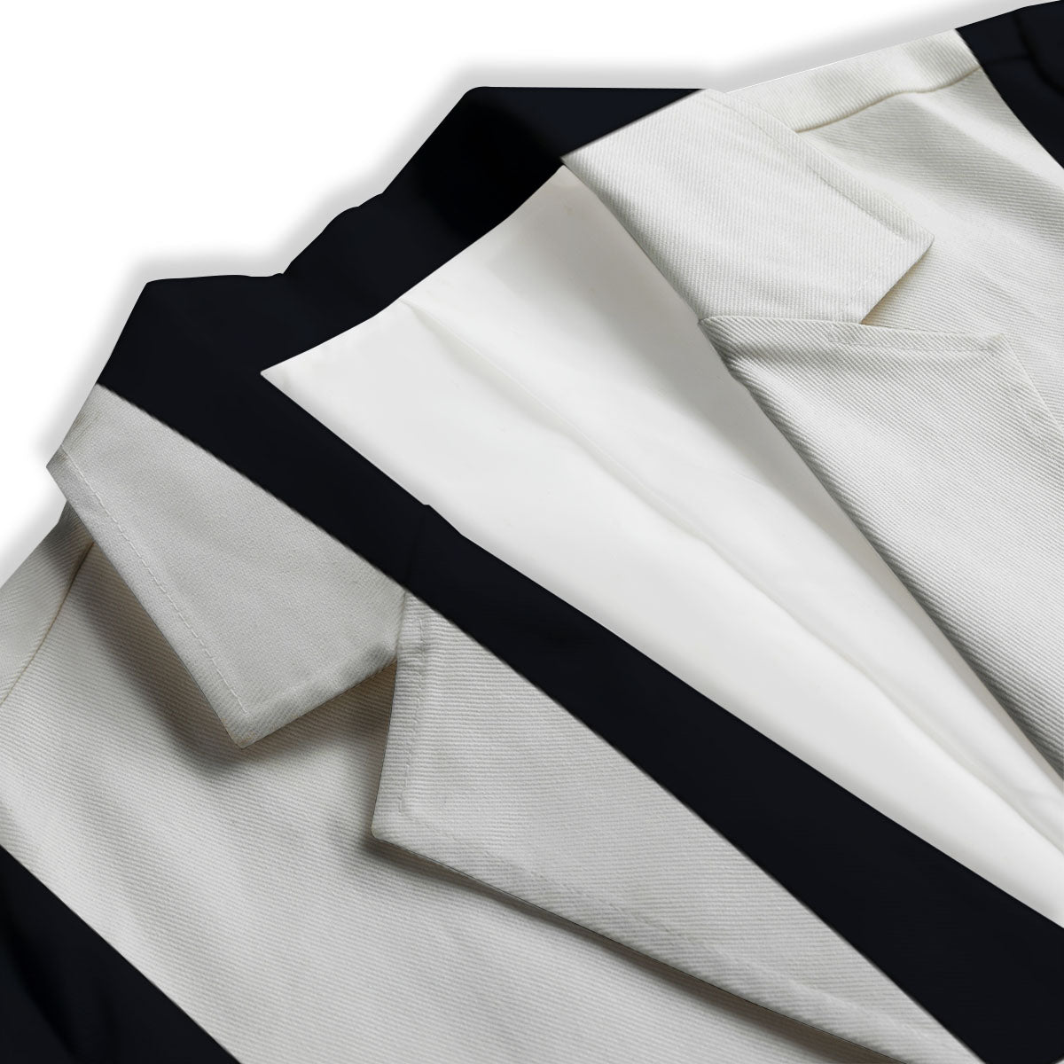 White And Black Pisces Sign Print Women's Blazer-grizzshop