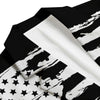 White And Black USA Flag Print Men's Blazer-grizzshop