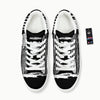 White And Black USA Flag Print Platform Shoes-grizzshop