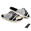 White And Black USA Flag Print Sandals-grizzshop