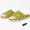 White And Yellow Duck Rubber Print Pattern Sandals-grizzshop