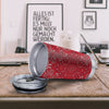 White Bandana And Black Red Print Tumbler-grizzshop