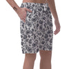 White Bandana Men's Shorts-grizzshop