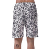 White Bandana Men's Shorts-grizzshop