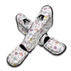 White Cooking Print Pattern Muay Thai Shin Guards-grizzshop