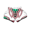 White Dashiki Muay Thai Boxing Shorts-grizzshop