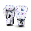 White Fairy Pattern Print Boxing Gloves-grizzshop