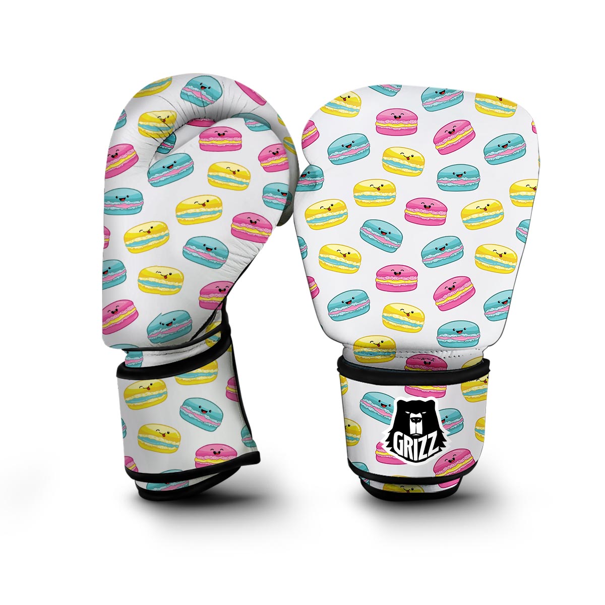 White Macaron Boxing Gloves-grizzshop