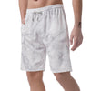 White Marble Men's Shorts-grizzshop