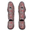 White Paisley Muay Thai Shin Guards-grizzshop