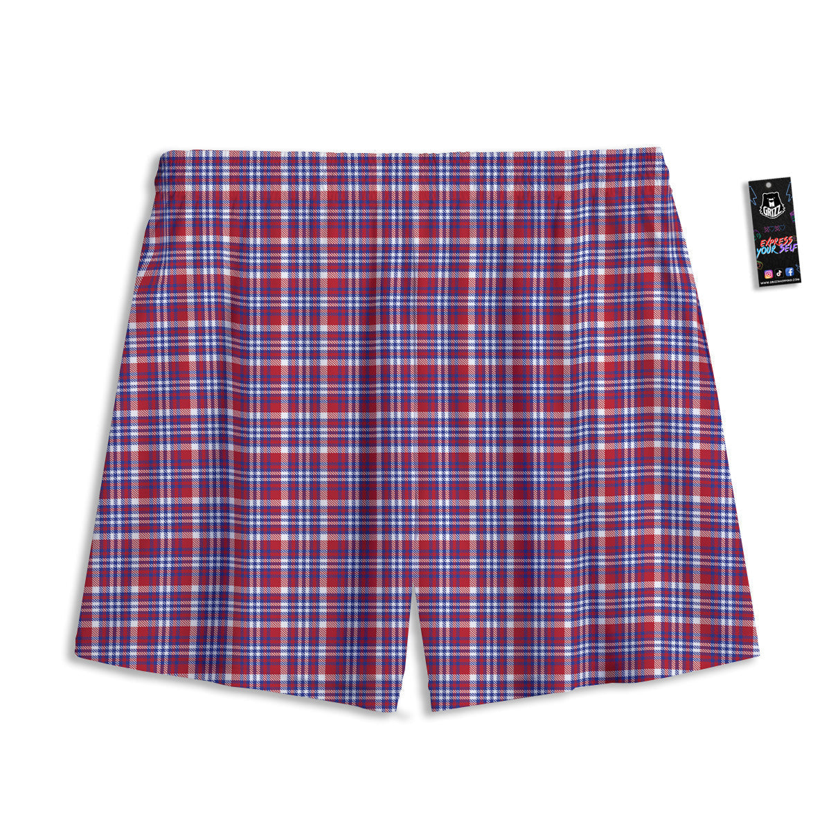 Western Damask Dark Brown Print Mesh Shorts