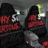 Why So Serious Laughing Joker Print Car Seat Covers-grizzshop