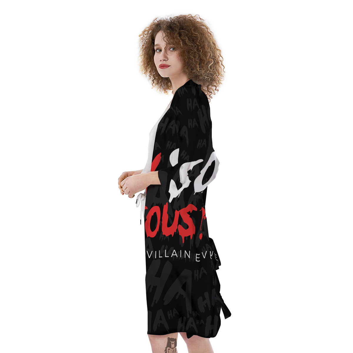 Why So Serious Laughing Joker Print Kimono-grizzshop